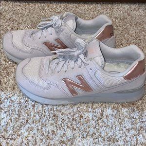 Grey new balance 574 classic sneakers